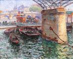 Edouard Jean Dambourgez (1844-1931) - Paris, the Seine under