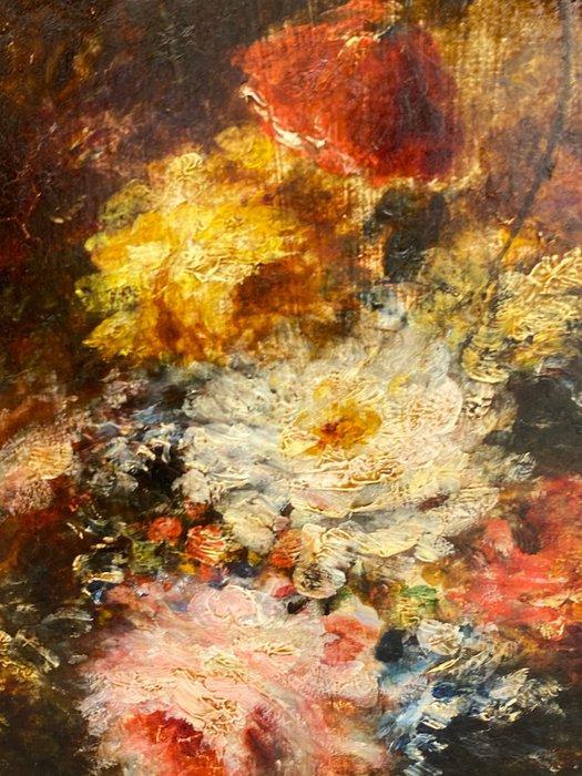 French school (XIX) - Flores, Antiek en Kunst, Kunst | Schilderijen | Klassiek