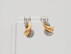 Boucles doreilles - 18 carats Or blanc, Or jaune Diamant, Handtassen en Accessoires, Oorbellen, Nieuw