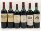 Mixed lot of 6 x 75cl Bordeaux 1992 (rood), Nieuw, Rode wijn, Frankrijk, Ophalen of Verzenden