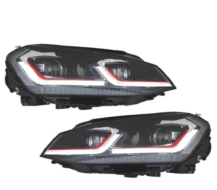 PHARES VOLKSWAGEN VW GOLF 7 12-17 LOOK 7.5 GTI DRL DINAMIQUE, Auto-onderdelen, Verlichting, Verzenden