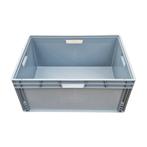 Kunststof Bak Euronorm 800x600x340 mm grijs Nieuw, Doe-het-zelf en Bouw, Kratten en Dozen, Ophalen of Verzenden, Nieuw