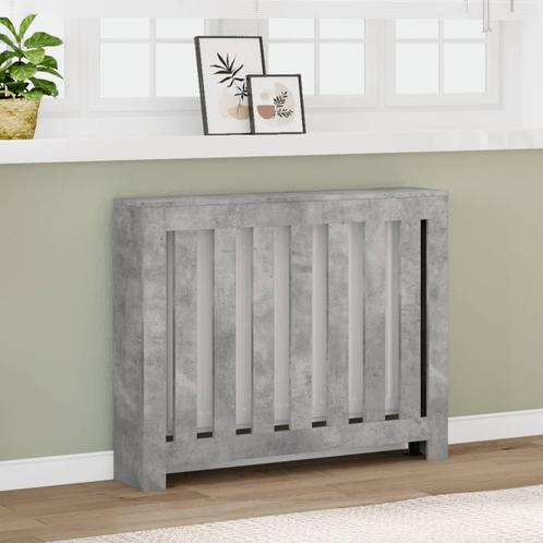 vidaXL Radiatorombouw 104x20x82 cm bewerkt hout betongrijs, Doe-het-zelf en Bouw, Verwarming en Radiatoren, Nieuw, Verzenden