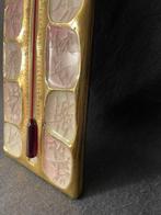Mithé Espelt - Thermometer - Keramiek, Goudbladeren - Grote, Antiek en Kunst