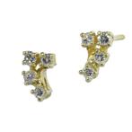 Zonder minimumprijs - Oorbellen - 18 karaat Geel goud -, Nieuw