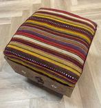 Pouf - Pouf Kilim avec rangement - (non utilisé) - Kilim -, Maison & Meubles