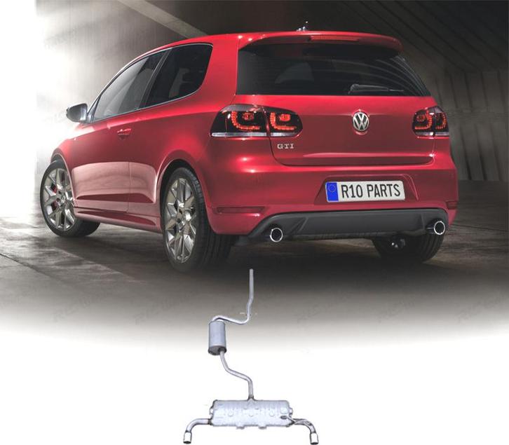 LIGNE DECHAPPEMENT VOLKSWAGEN VW GOLF 6 LOOK GTI CATBACK, Auto-onderdelen, Uitlaatsystemen, Verzenden