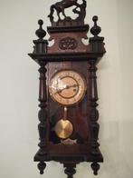 Regulateur wandklok Victoriaanse stijl Hout, Messing -