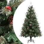 vidaXL Kerstboom met dennenappels 150 cm PVC en PE groen, Diversen, Kerst, Verzenden, Nieuw