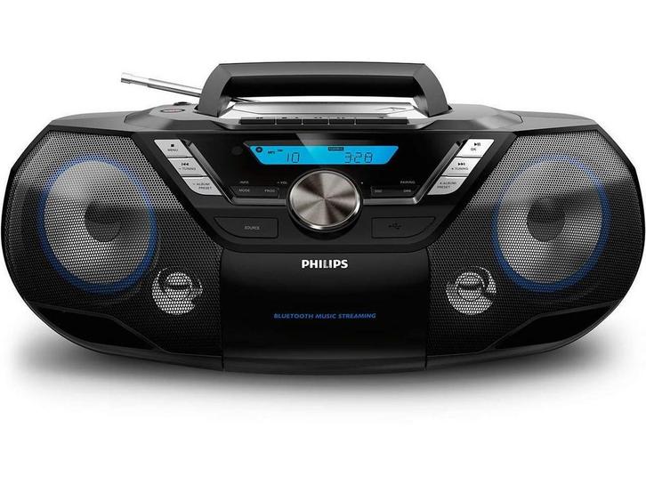 Philips AZB798T - Draagbare Radio/CD-speler - DAB+ Bluetooth, Huis en Inrichting, Woonaccessoires | Overige, Zo goed als nieuw