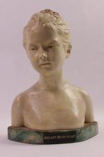 Goldscheider - sculptuur, Enfant Brongniart - Louise, Antiquités & Art, Antiquités | Verre & Cristal