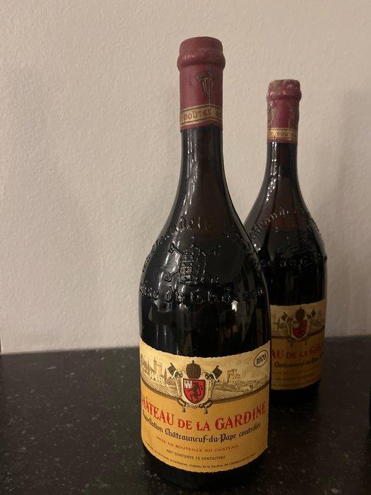 1970 Château de la Gardine - Châteauneuf-du-Pape Appellation, Verzamelen, Wijnen