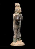 Oud-Chinees Terracotta Vrouwe Hofmessenger Statuette, Antiek en Kunst