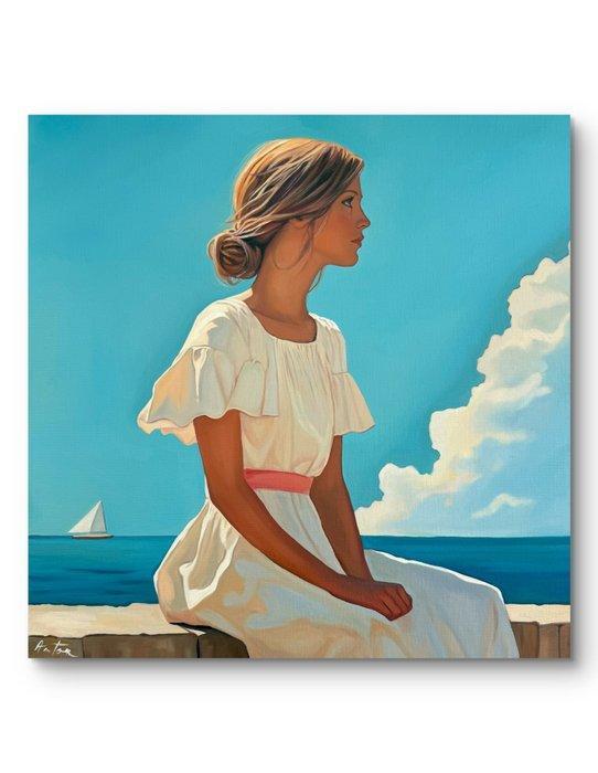 Laura Anton - Sur Les Remparts, Antiek en Kunst, Kunst | Designobjecten