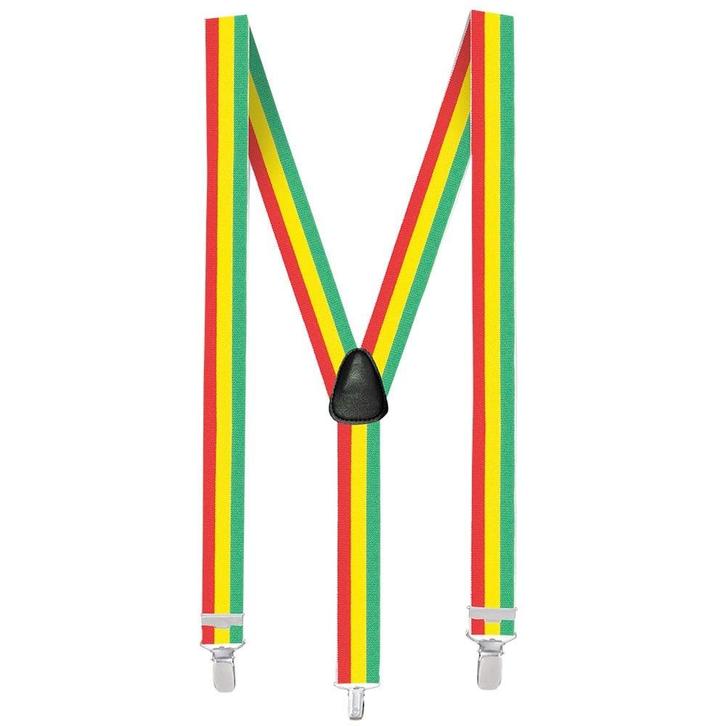 Bretels Rasta, Hobby en Vrije tijd, Feestartikelen, Nieuw, Verzenden