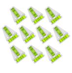 Set van 10 kruiswaterpassen met schroefgaten (wit/lichtgrij, Bricolage & Construction, Verzenden