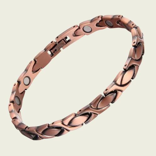 Luxe gezondheidsarmband/-enkelband magnetisch koper – 0,7 cm, Sport en Fitness, Gezondheidsproducten en Wellness, Ophalen of Verzenden