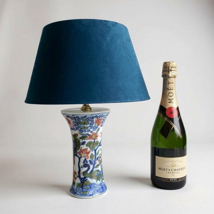 Makkum Tichelaar Delft pottery polychrome - Tafellamp -, Antiek en Kunst, Curiosa en Brocante