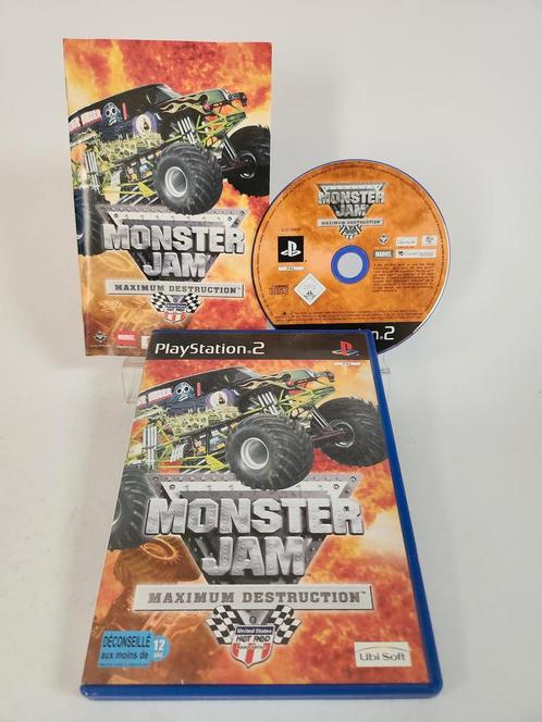 Monster Jam Maximum Destruction Playstation 2, Games en Spelcomputers, Games | Sony PlayStation 2, Zo goed als nieuw, Ophalen of Verzenden