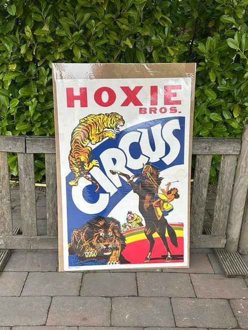 Hoxie bros - Circus Poster Hoxie bros, Antiek en Kunst, Kunst | Tekeningen en Fotografie