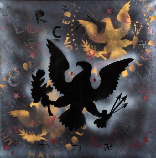 Franco Angeli (1935-1988) - Frammenti, Antiek en Kunst, Kunst | Schilderijen | Modern