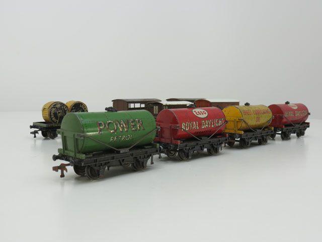 Schaal 00 Hornby Dublo Assortiment metalen goederenwagens..., Hobby en Vrije tijd, Modeltreinen | Overige schalen, Overige typen