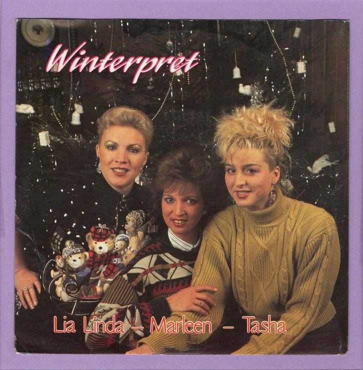 Lia Linda, Marleen, Tasha – Winterpret / (Instrumentaal) (1-, Cd's en Dvd's, Vinyl Singles, Ophalen of Verzenden