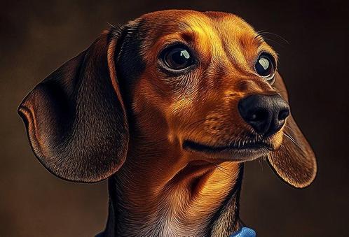 Monady (1999) / David Law (1967) - Super-Dachshund, Antiek en Kunst, Kunst | Schilderijen | Modern
