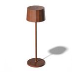 Tafel en bureaulampen Oplaadbare LED Tafellamp Lido Corten k, Maison & Meubles, Verzenden