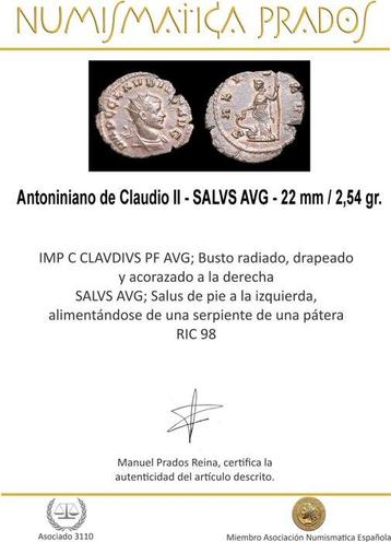 Romeinse Rijk. Claudius Gothicus (268-270 n.Chr.).