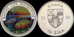 2000 Ghana 10 sika 1997 Marine-life protection koper-nikkel, Postzegels en Munten, Verzenden