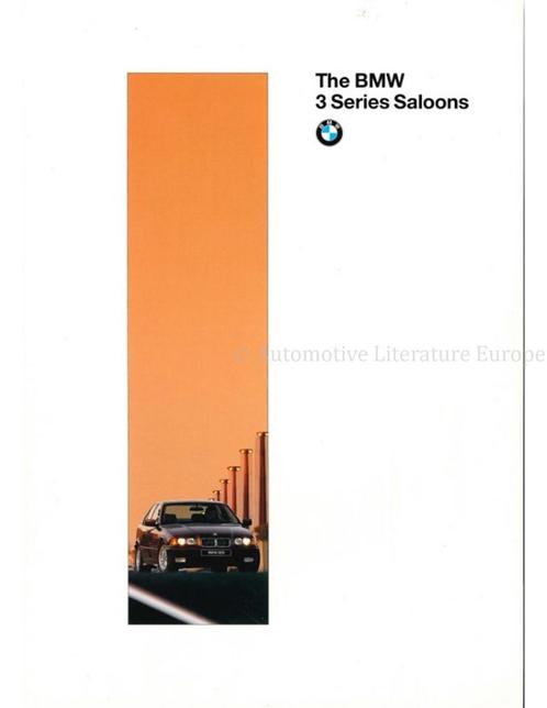 1995 BMW 3 SERIE SEDAN BROCHURE ENGELS, Boeken, Auto's | Folders en Tijdschriften