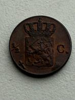 Pays-Bas. Willem II. 1/2 Cent 1846