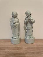 Harmonieus koppel - Porselein, Blanc de Chine - China - 20e, Antiek en Kunst