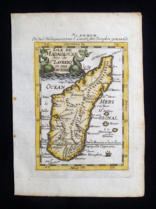 Afrika - Madagascar / Zuid-Afrika; Alain Manesson Mallet -, Boeken, Atlassen en Landkaarten