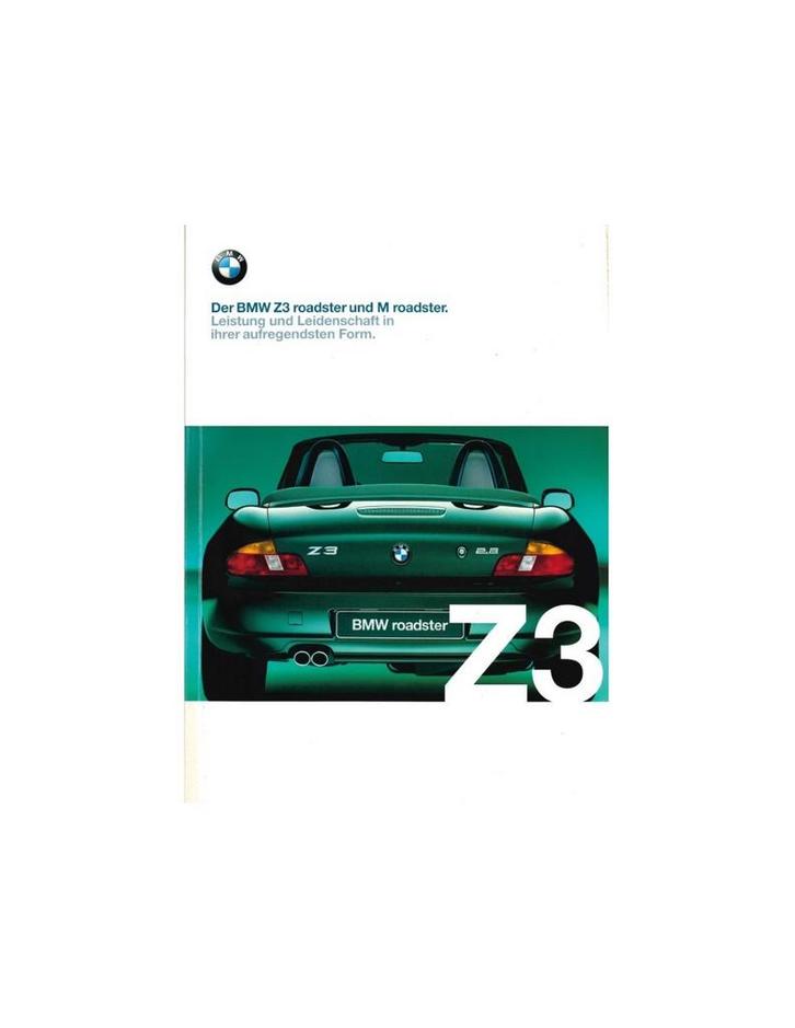 1999 BMW Z3 ROADSTER BROCHURE DUITS, Boeken, Auto's | Folders en Tijdschriften, Ophalen of Verzenden