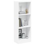 vidaXL Boekenkast met 3 schappen 40x24x109 cm bewerkt hout, Huis en Inrichting, Kasten | Boekenkasten, Verzenden, Nieuw