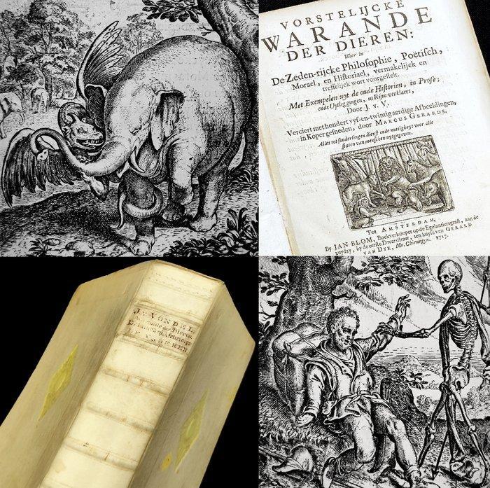 Joost van den Vondel, illustrations by Marcus Gheeraerts -, Antiek en Kunst, Antiek | Boeken en Manuscripten