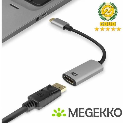 ACT USB-C naar DisplayPort female adapter 4K @ 60Hz, Informatique & Logiciels, Ordinateurs & Logiciels Autre, Envoi