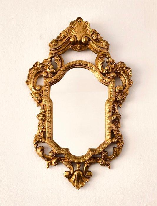 Spiegel - Brons, Glas - Louis XV-stijl, Huis en Inrichting, Overige Huis en Inrichting