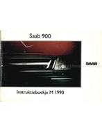 1990 SAAB 900 INSTRUCTIEBOEKJE NEDERLANDS, Ophalen of Verzenden