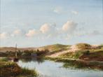 Andreas Schelfhout (1787 –1870) - Duinlandschap in Holland, Antiek en Kunst