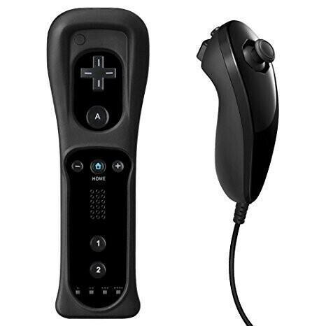 Nieuwe Remote Controller + Nunchuck voor Wii - Black, Games en Spelcomputers, Spelcomputers | Nintendo Wii, Verzenden