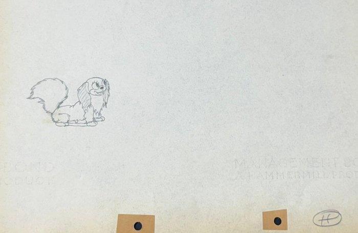 Walt Disney - Fifi le dessin de production Peke - Puppy Love, Verzamelen, Disney