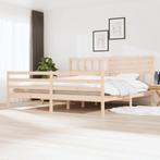 vidaXL Bedframe massief hout 180x200 cm, Huis en Inrichting, Slaapkamer | Bedden, Verzenden, Nieuw
