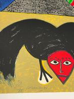 Corneille (1922-2010) - Lithographie The Raven 1991 E/A - Le, Antiek en Kunst