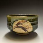 Oribe Ware - Keito Kato - Chawan - Theekop / Houten