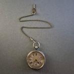 and - Antike Uhr Taschenuhr Silber 925 mit Gravur -, Nieuw
