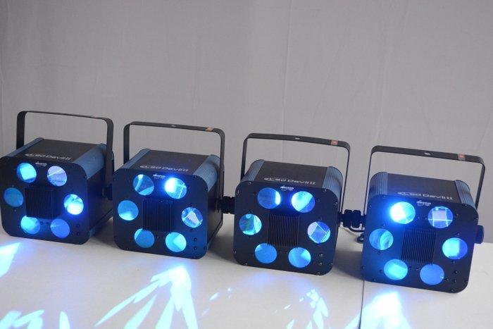 JB systems - Lamp (4) - LeD Devil II - Metaal, Antiek en Kunst, Antiek | Wandborden en Tegels