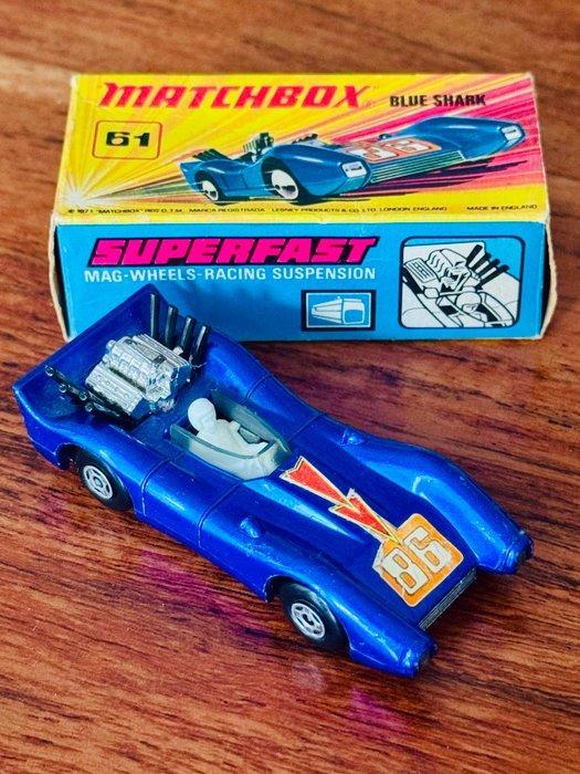 Matchbox - Modelauto - Matchbox Superfast 61 Blue Shark,, Hobby en Vrije tijd, Modelauto's | 1:5 tot 1:12